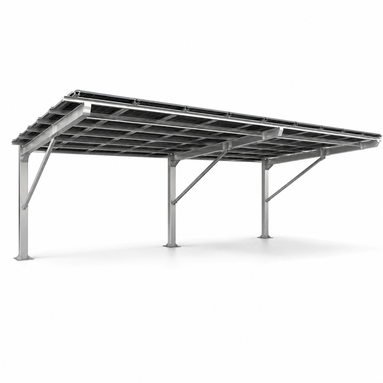 QENERA CP2-USG-WQ020-S Carport-Zubehör silber - wasserdichtes Erweiterungspaket