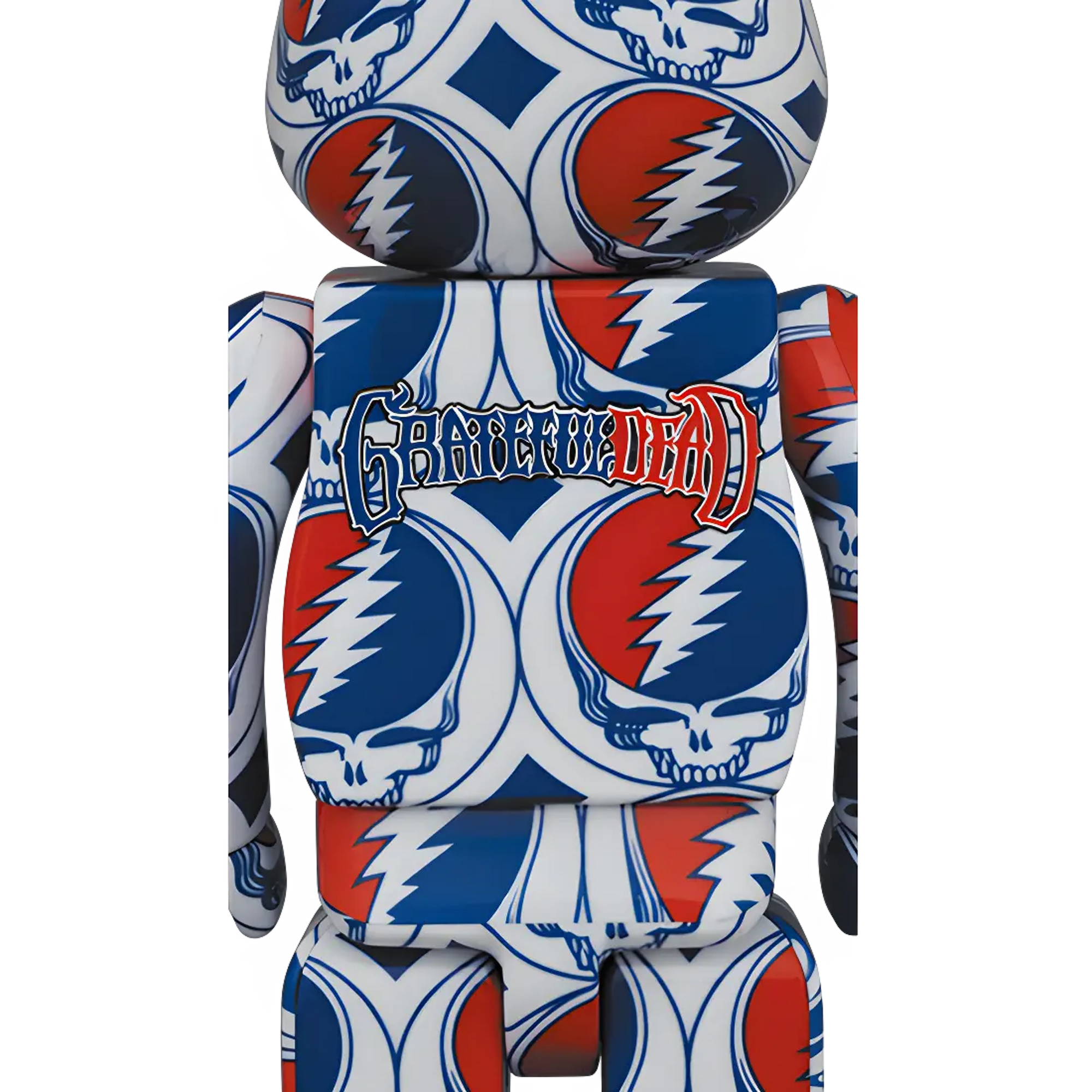 BE@RBRICK 1000% GRATEFUL DEAD STEAL YOUR FACE - Medicom Toy Designer Figur 70cm NEU OVP