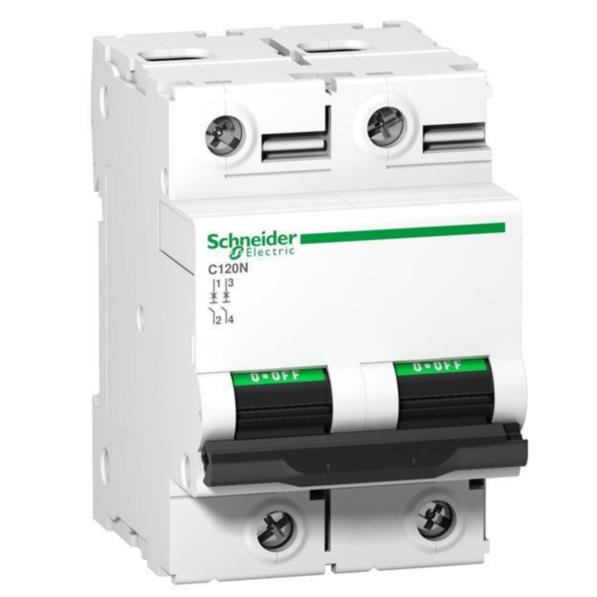 Leitungsschutzschalter Schneider Electric Acti9 C120N C 125A 2-polig 230/400V AC Hochleistungsschalter gebraucht